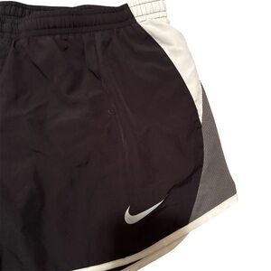 Nike Women's Black and White Running Shorts